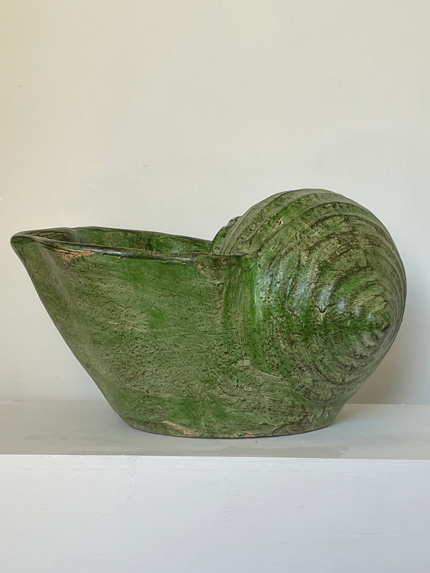 Apple green Snail pot