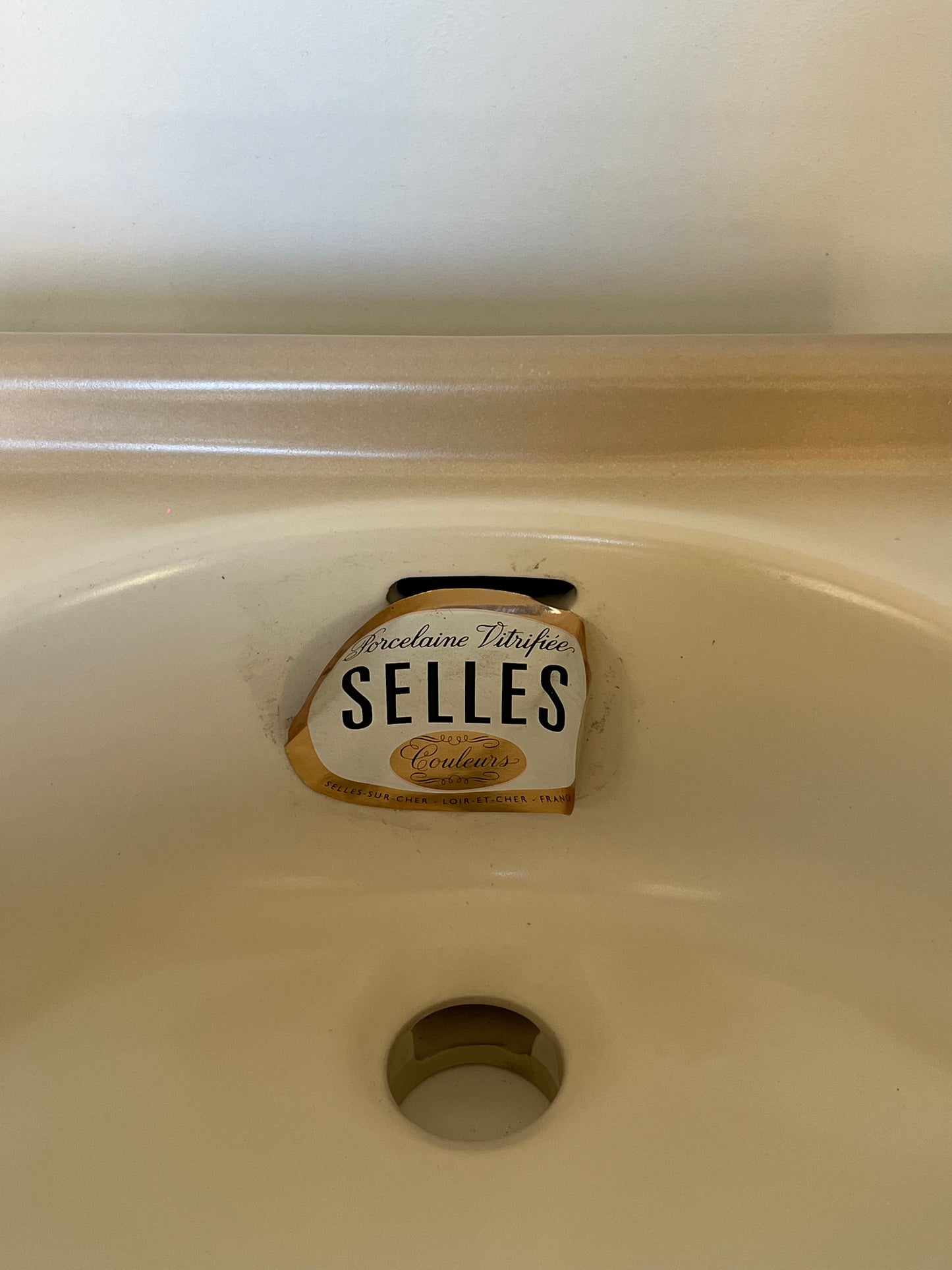 Dark Beige Porcelain sink