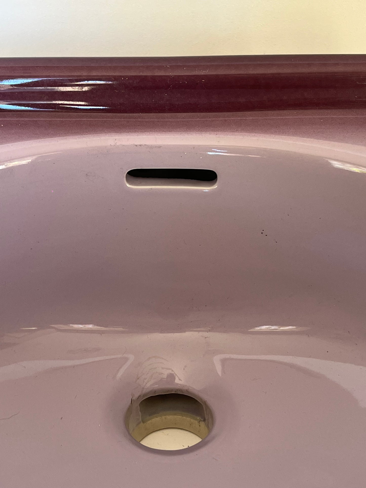 Purple Porcelain sink