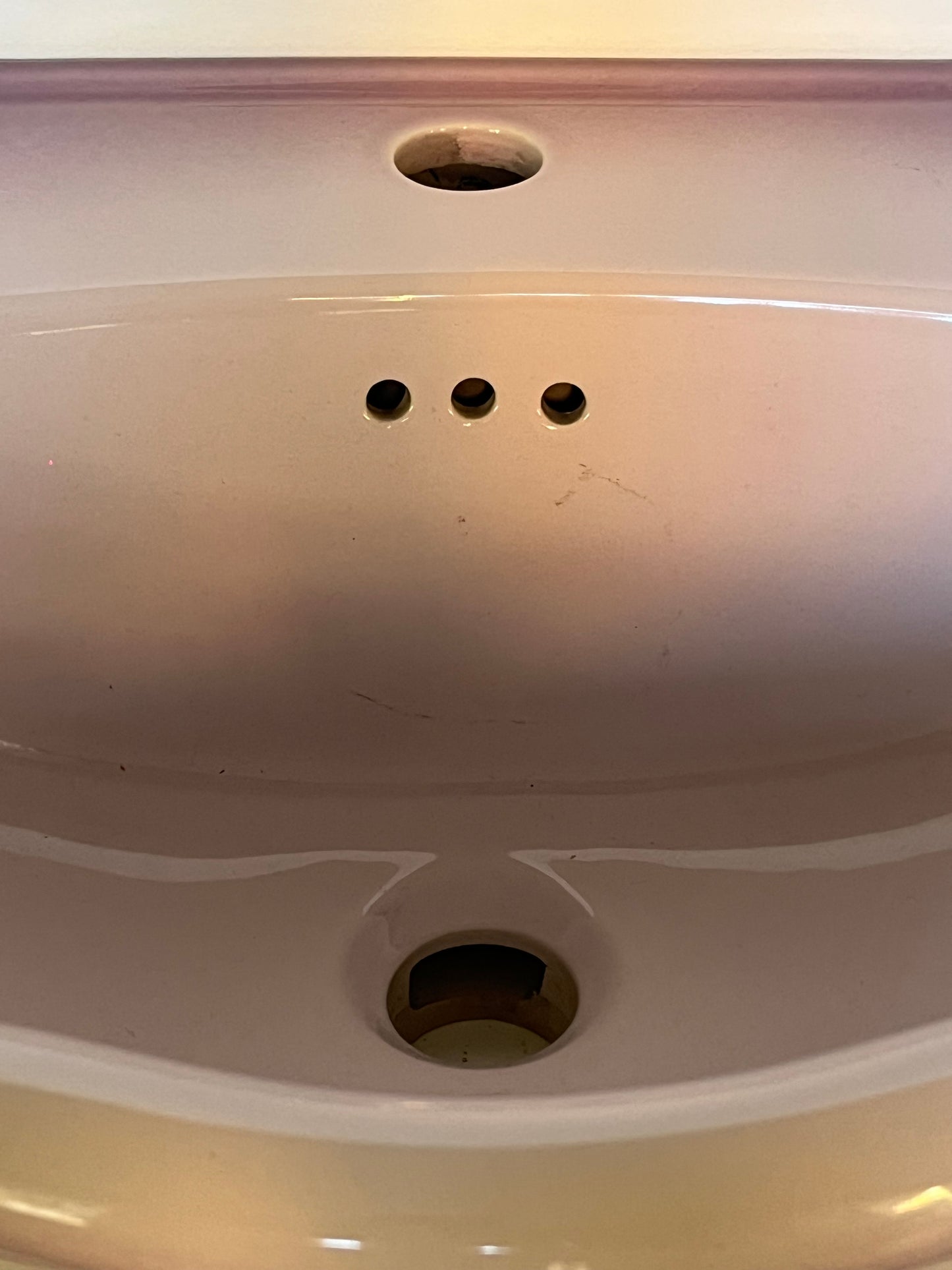 Pastel purple Porcelain sink
