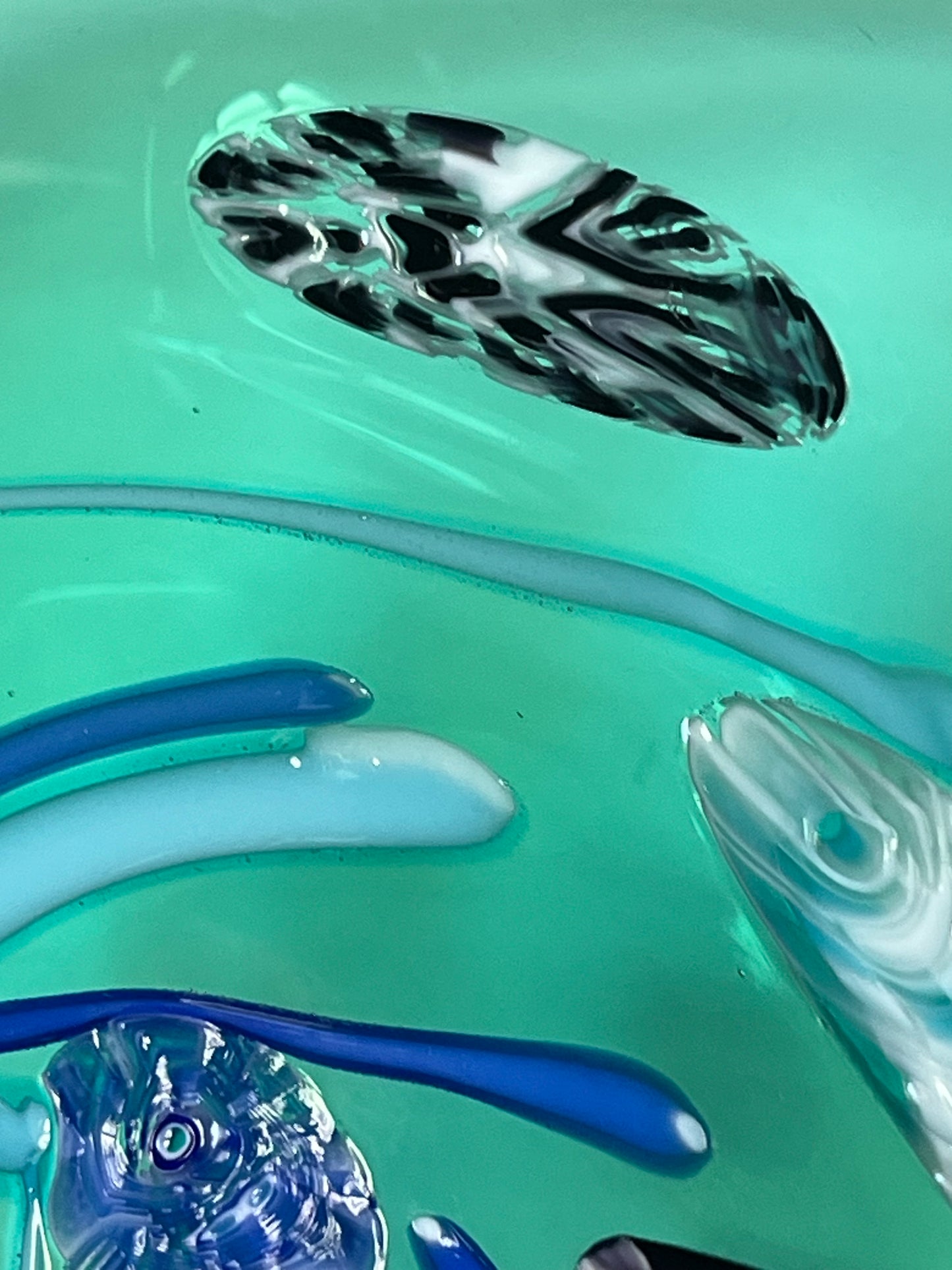 Mille Fiori glass plate