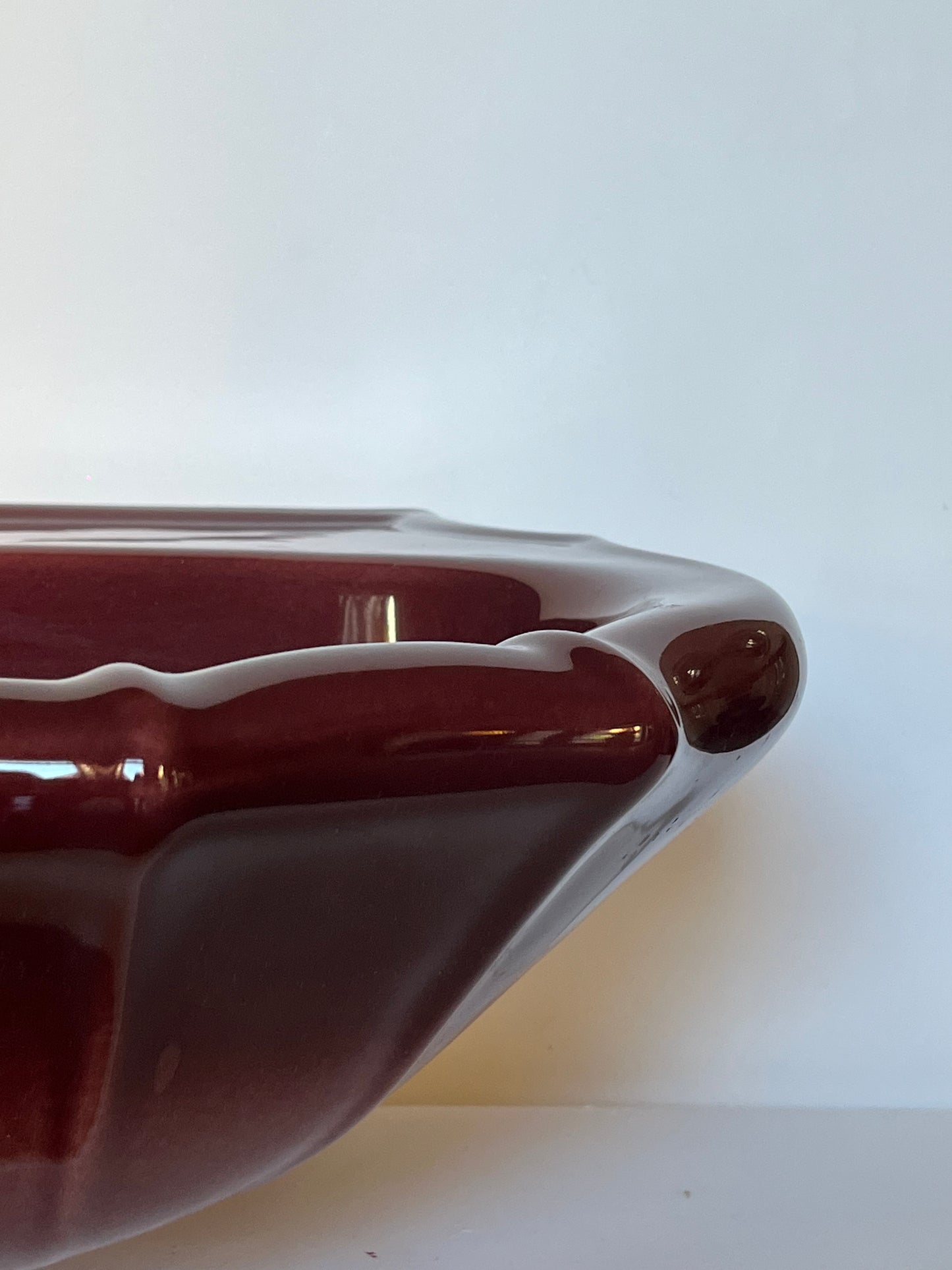 Dark red Porcelain sink