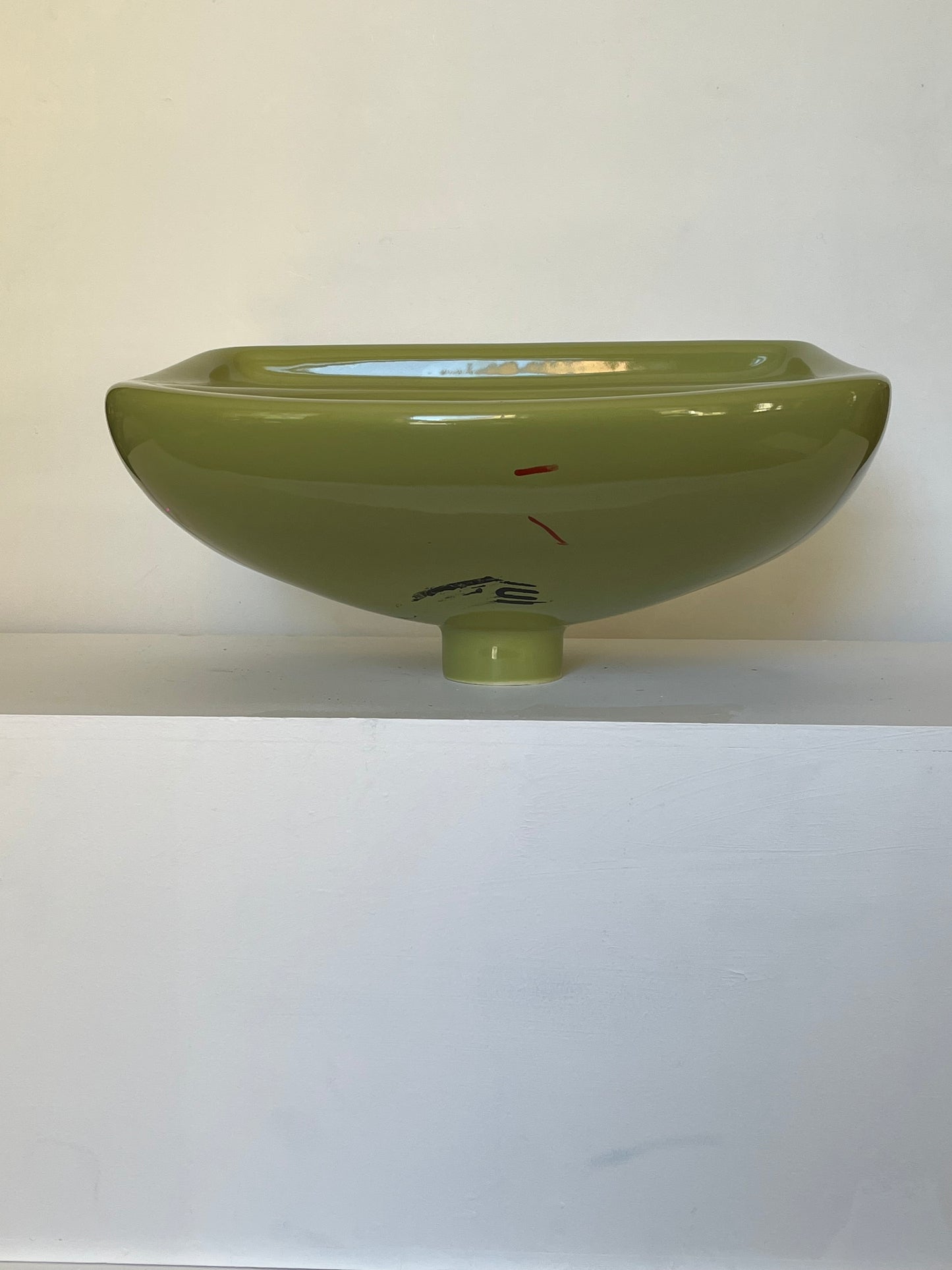Green Porcelain sink