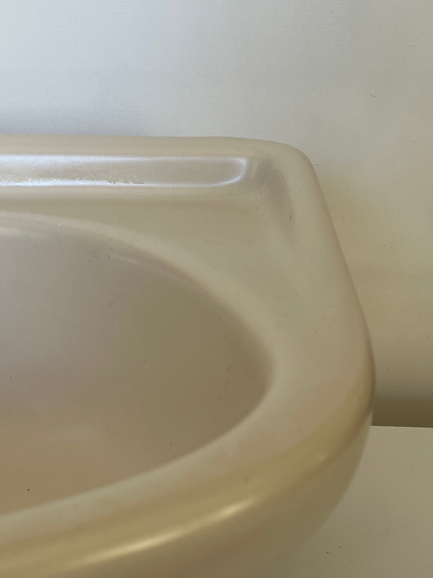 Beige Porcelain sink