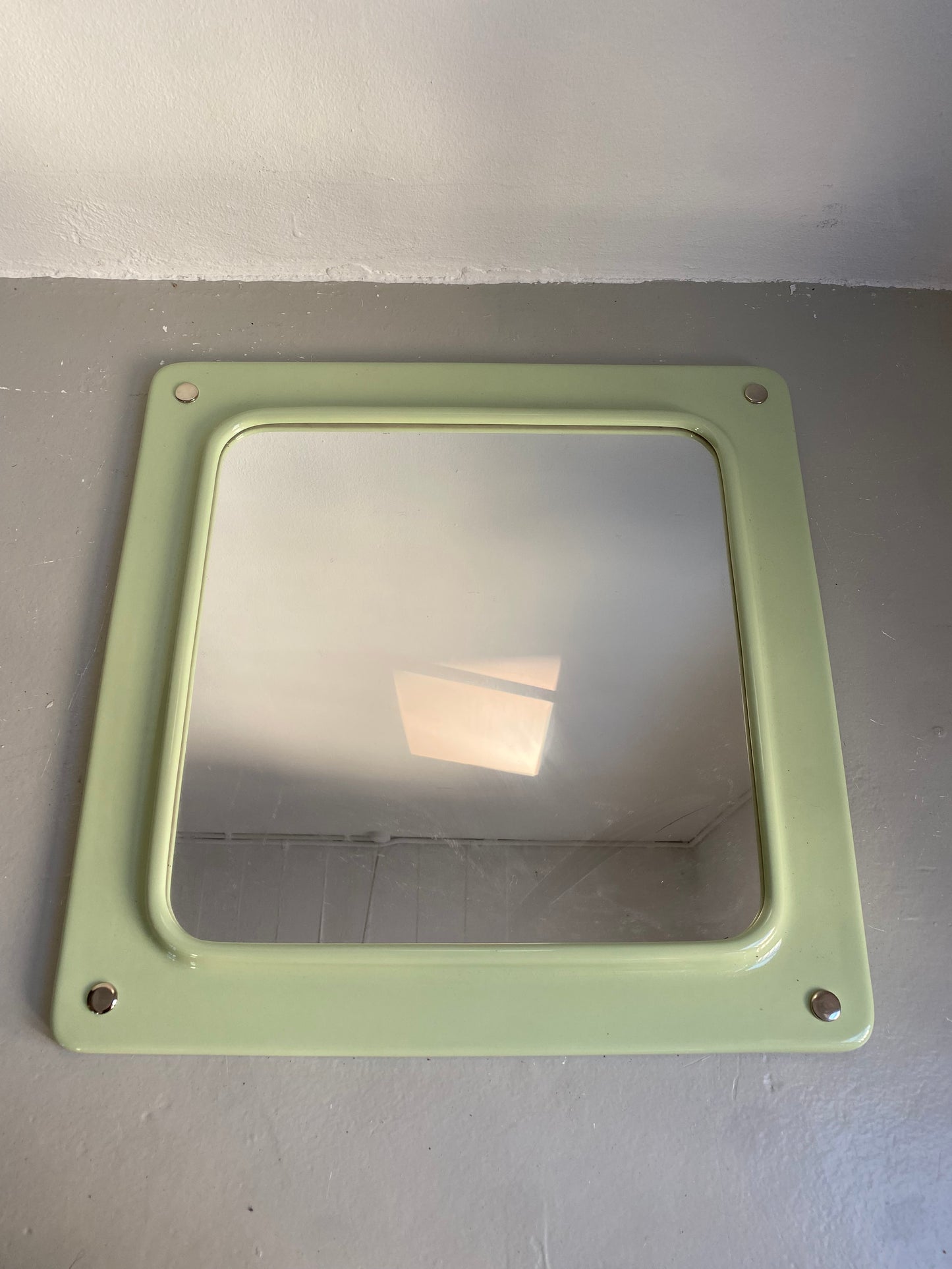 Moss green Ceramic mirror