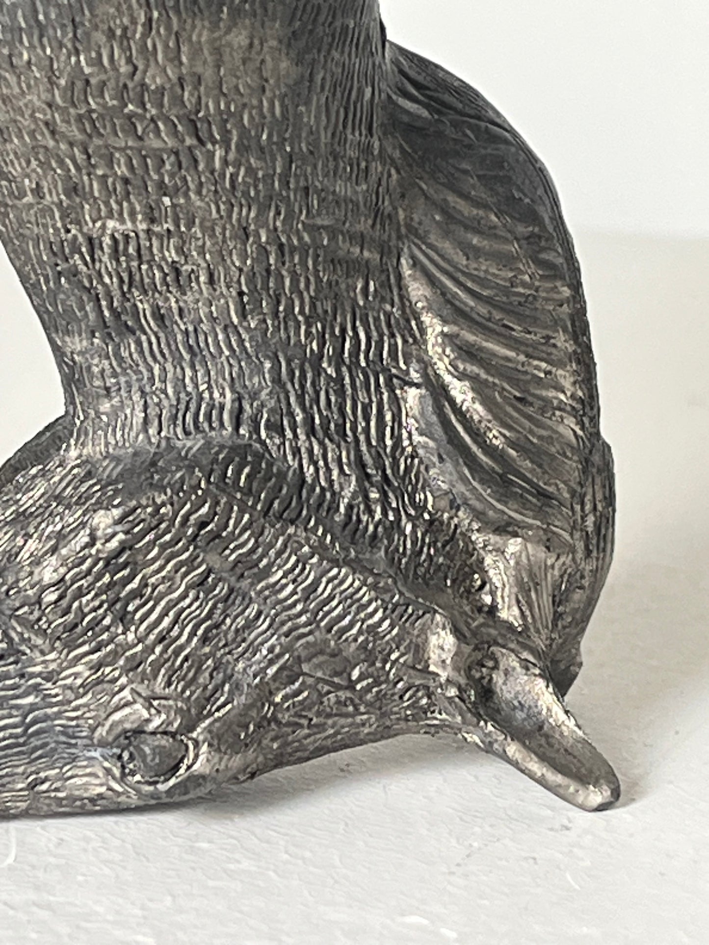 Silver-plated stirrup cup. Horse.