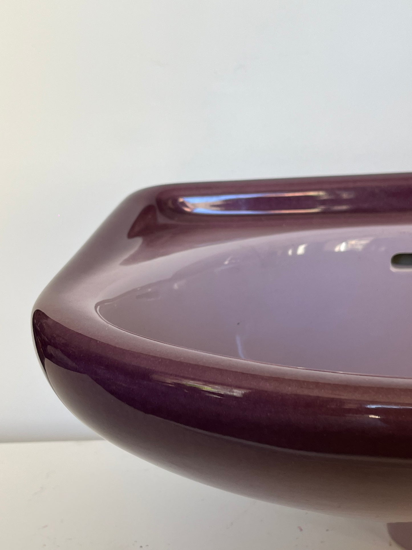 Purple Porcelain sink