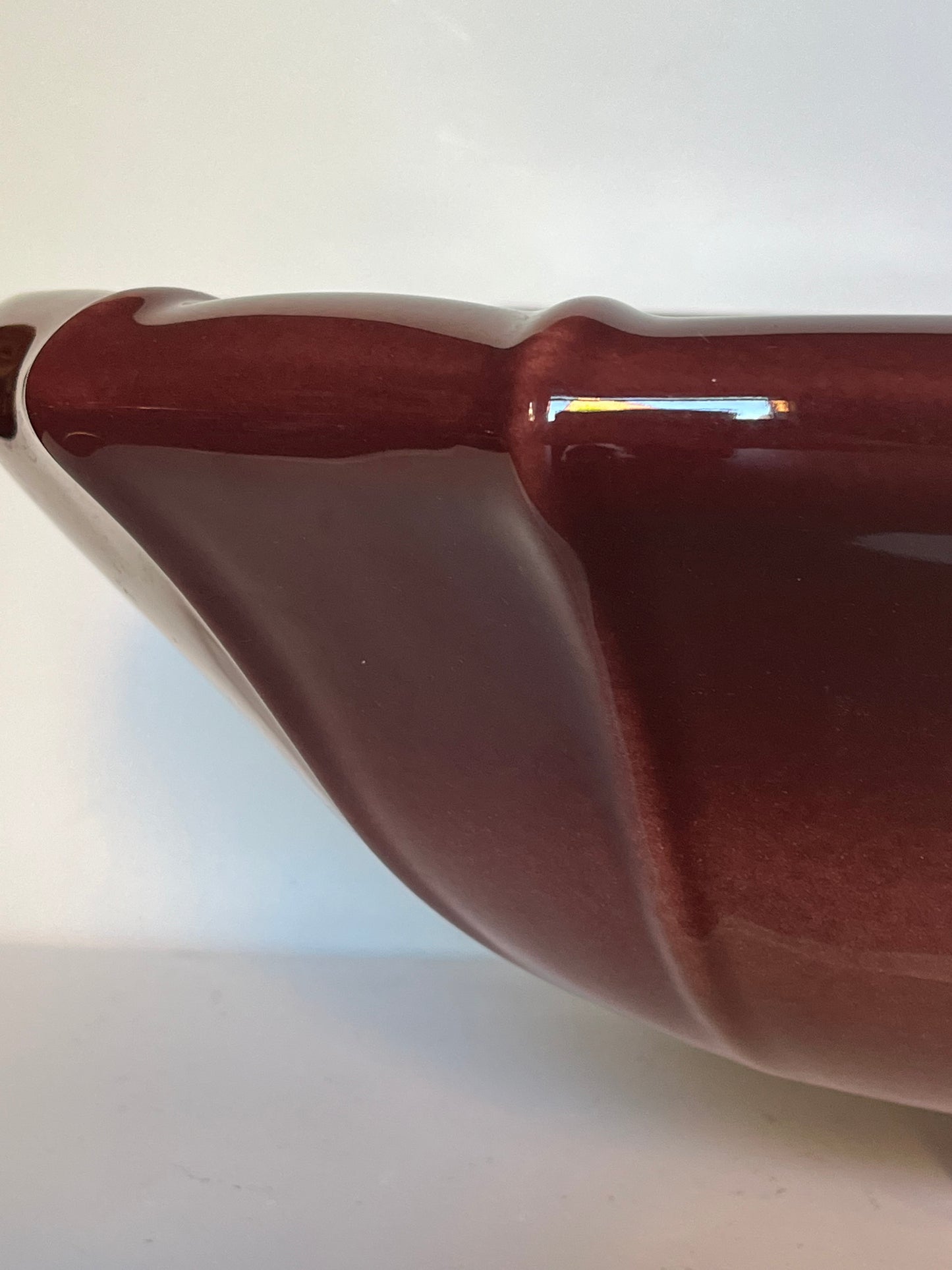 Dark red Porcelain sink