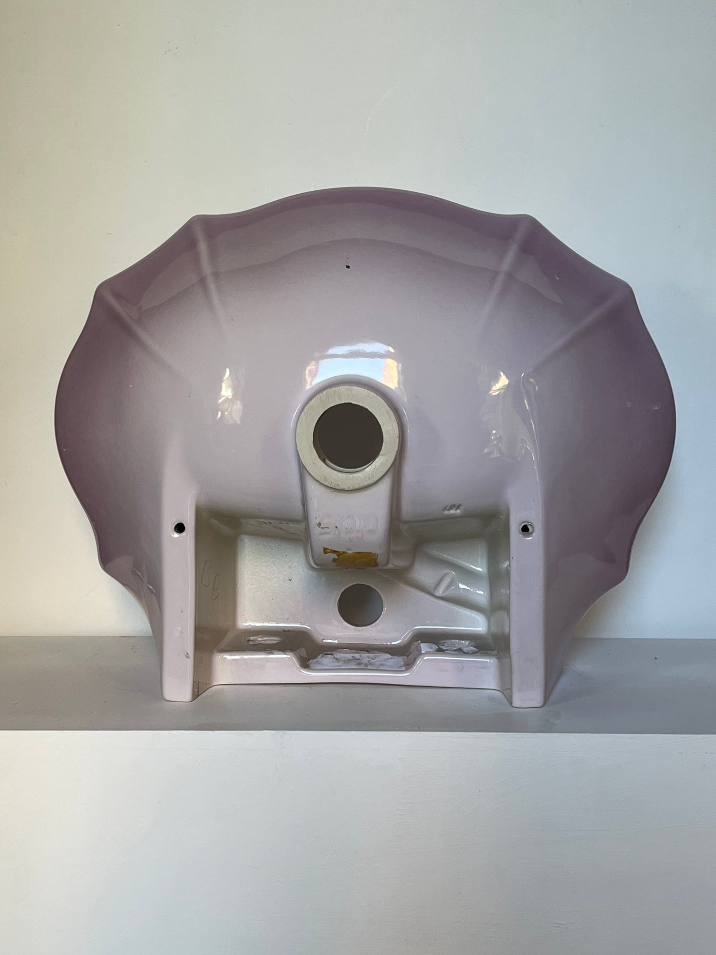 Pastel purple Porcelain sink