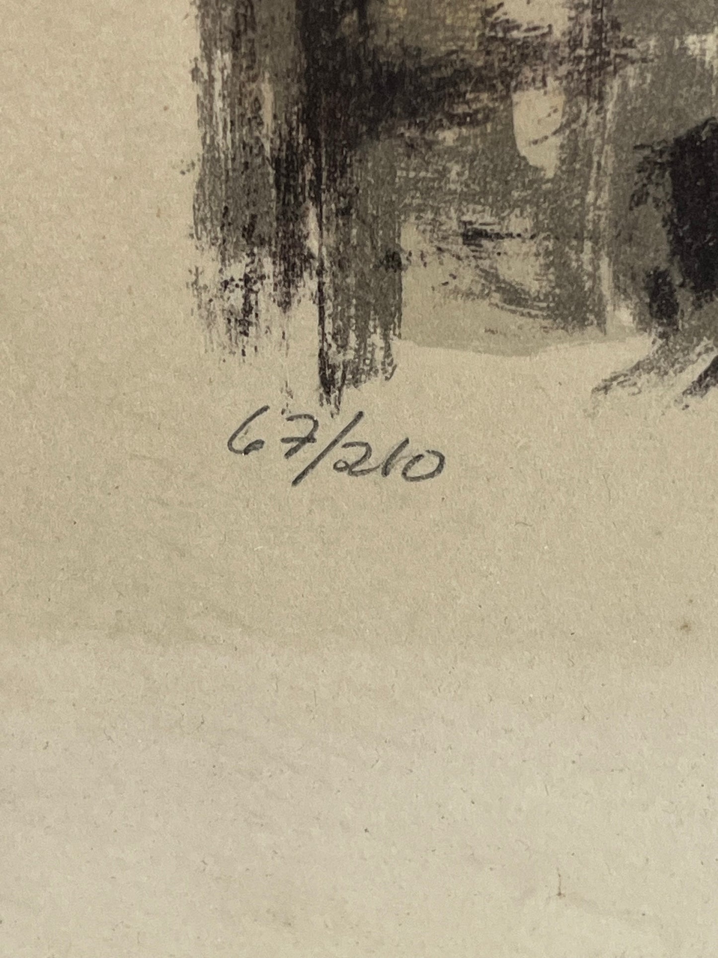 Lithography. Artist unknown. 1963.