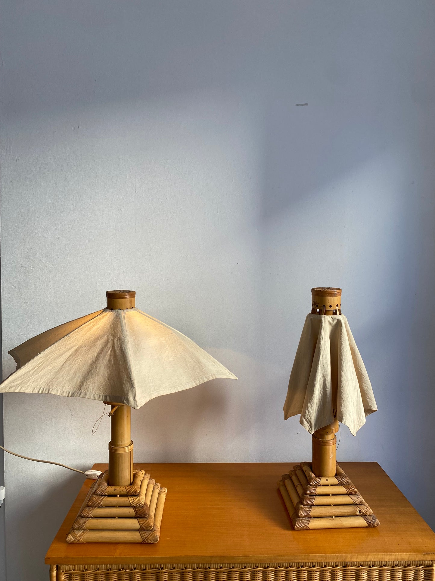Bamboo tablelamps