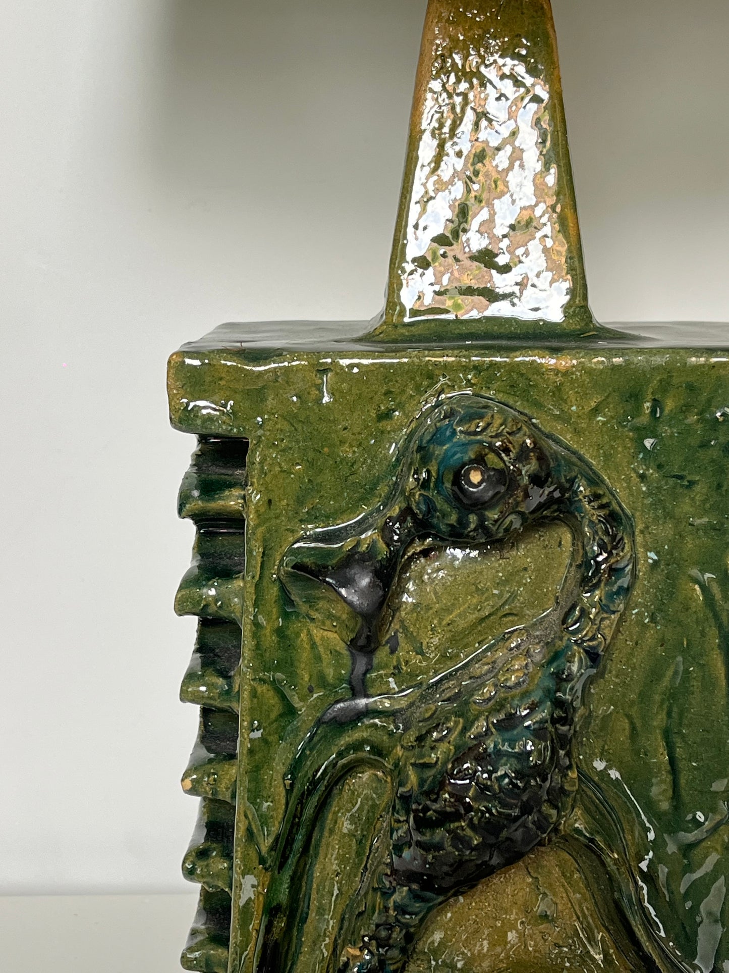 Brutalist ceramic tablelamp