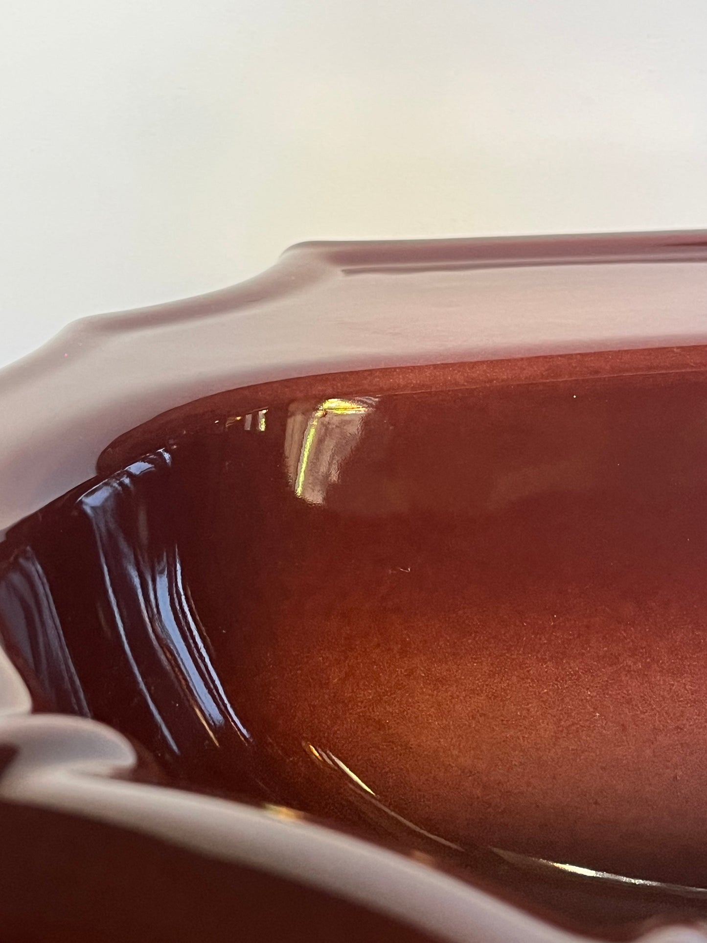 Dark red Porcelain sink