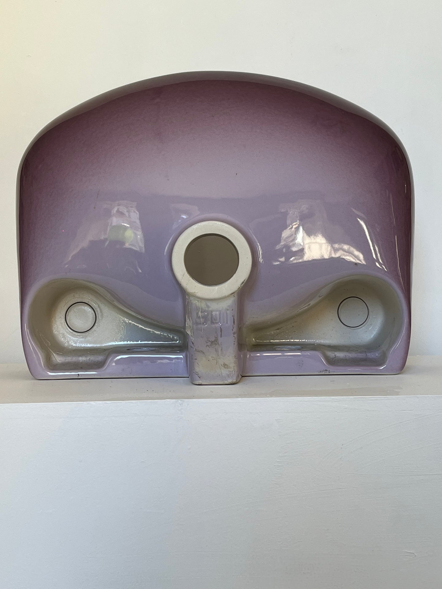 Purple Porcelain sink