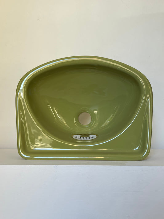 Green Porcelain sink