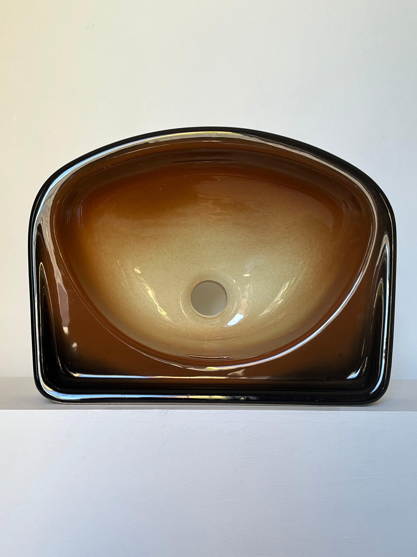 Brown Porcelain sink