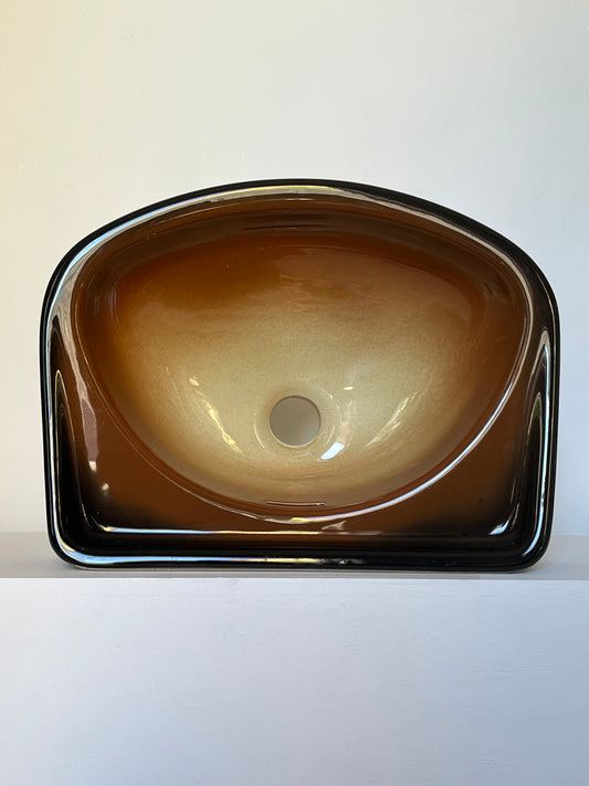 Brown Porcelain sink