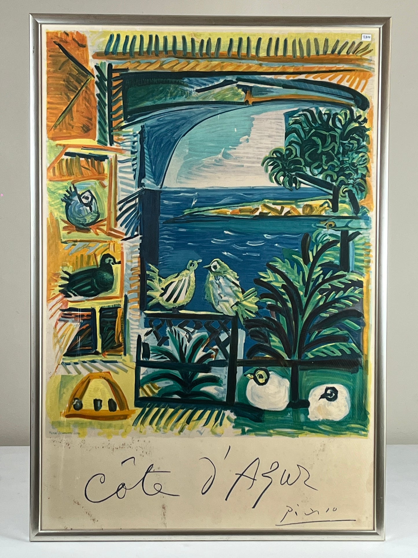 Cote D’Azur Picasso Poster
