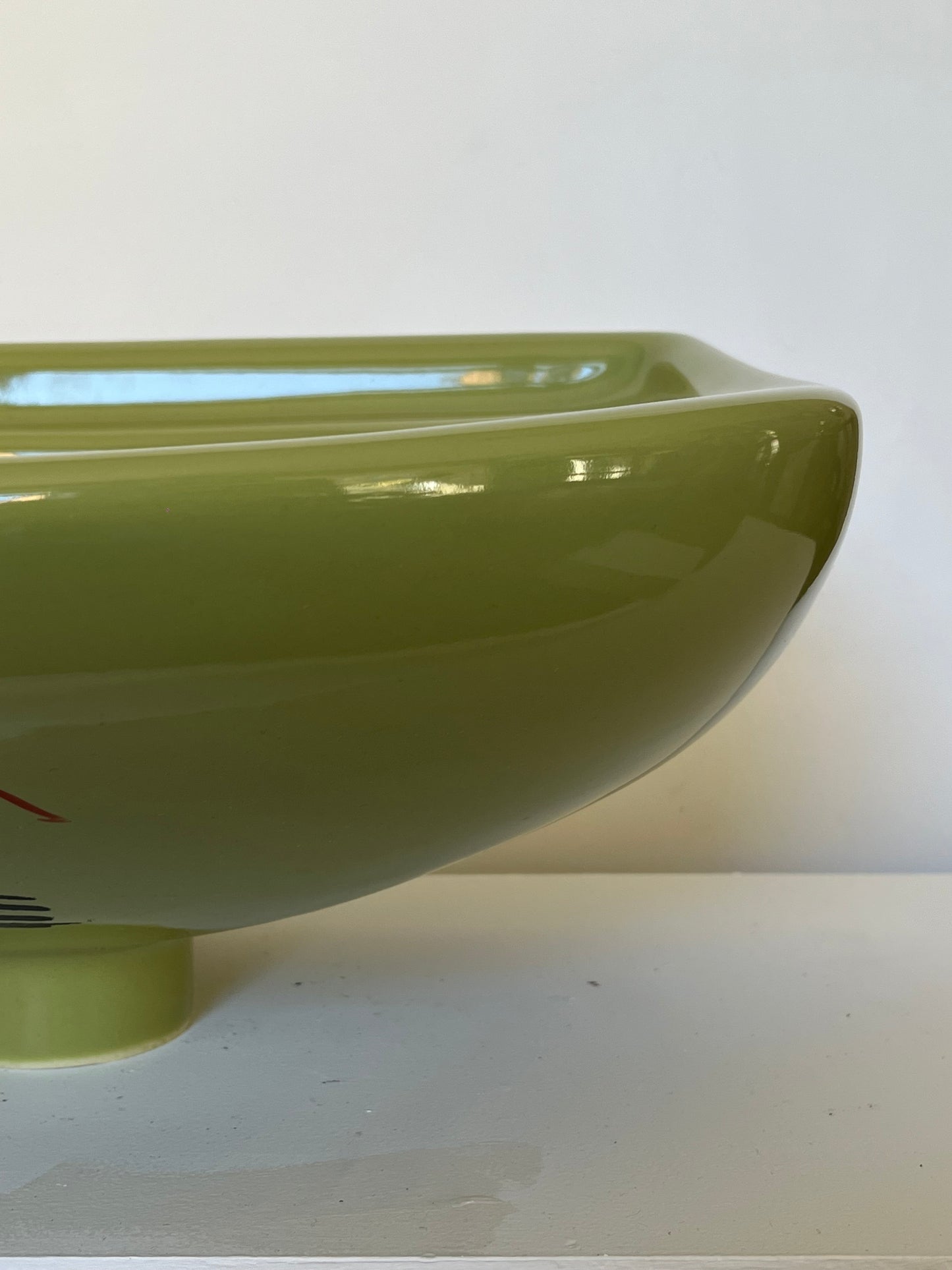 Green Porcelain sink