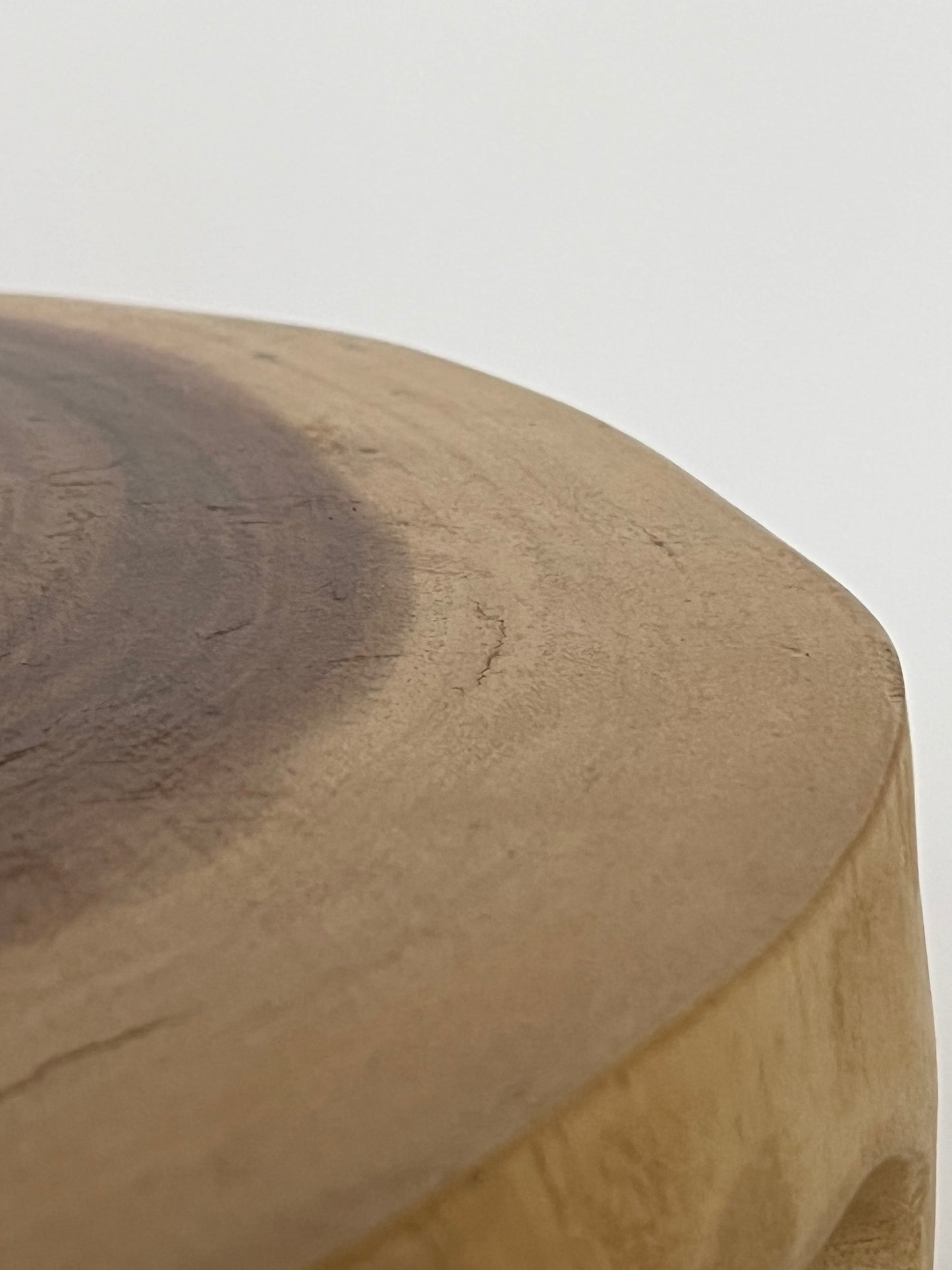 Handmade wooden side table or coffee table.