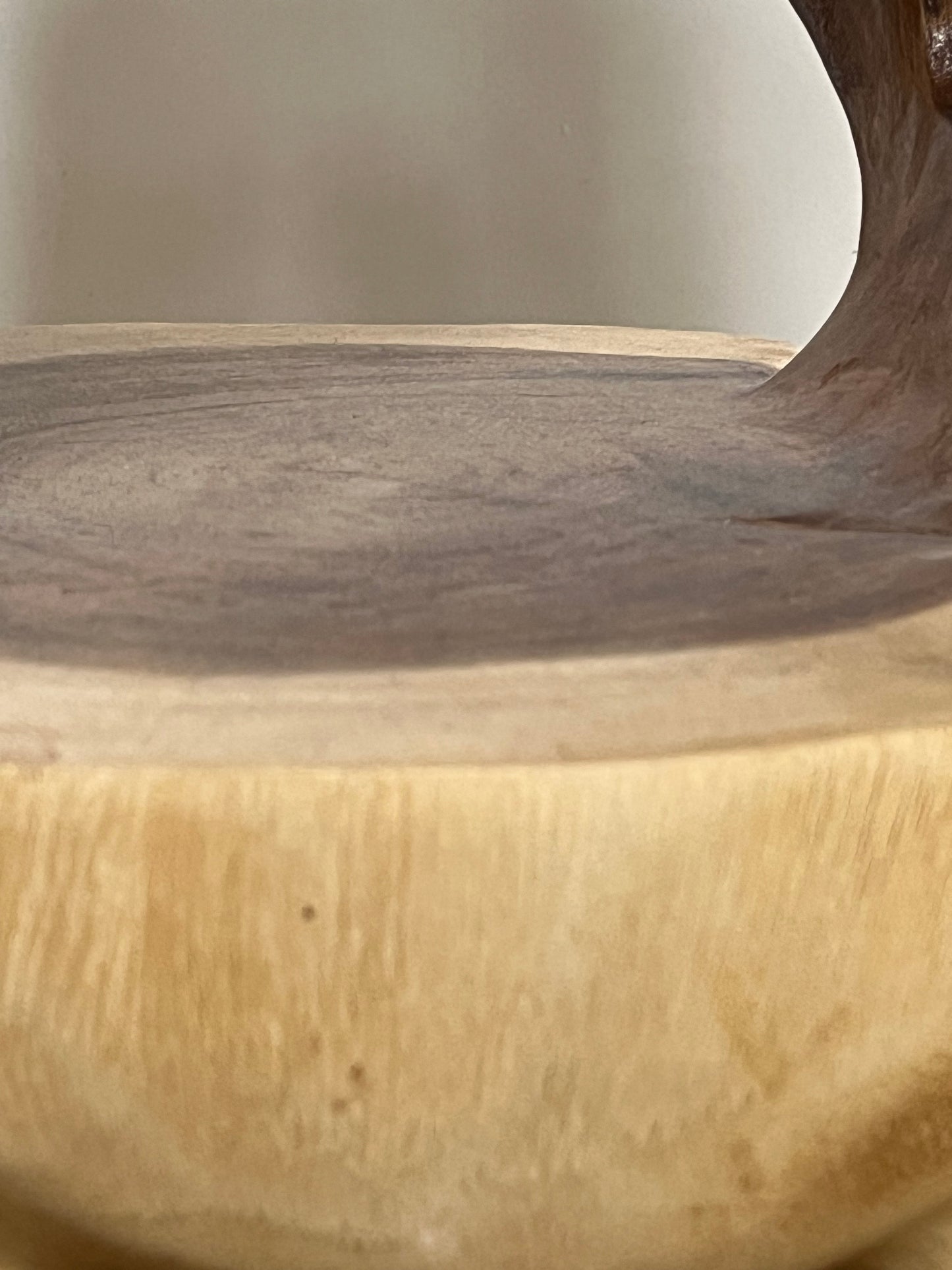 Handmade wooden side table or coffee table.
