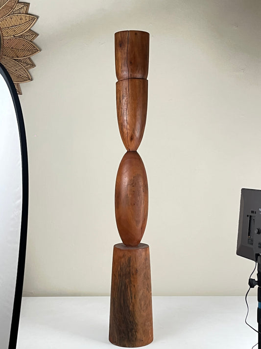 Sculpture. Tropic teak.