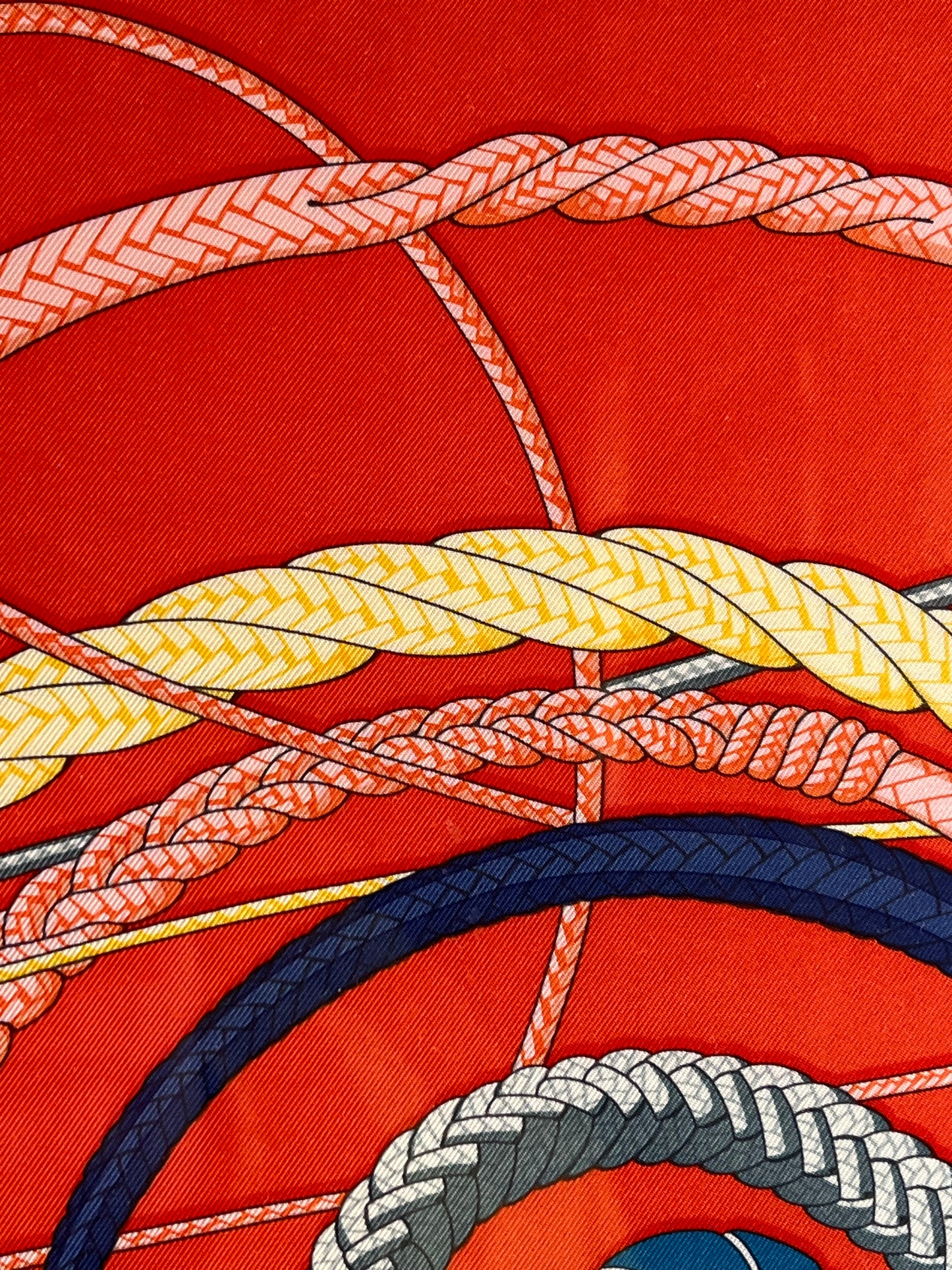 Hermes Silk Scarf.