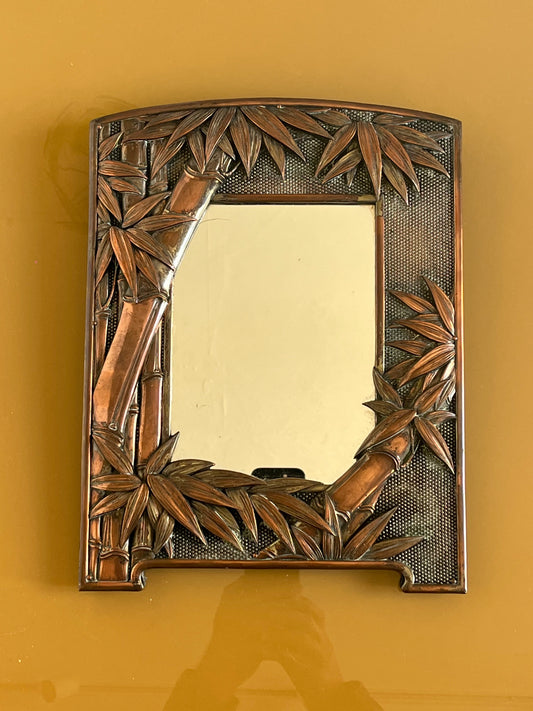 Mirror. Metal frame.