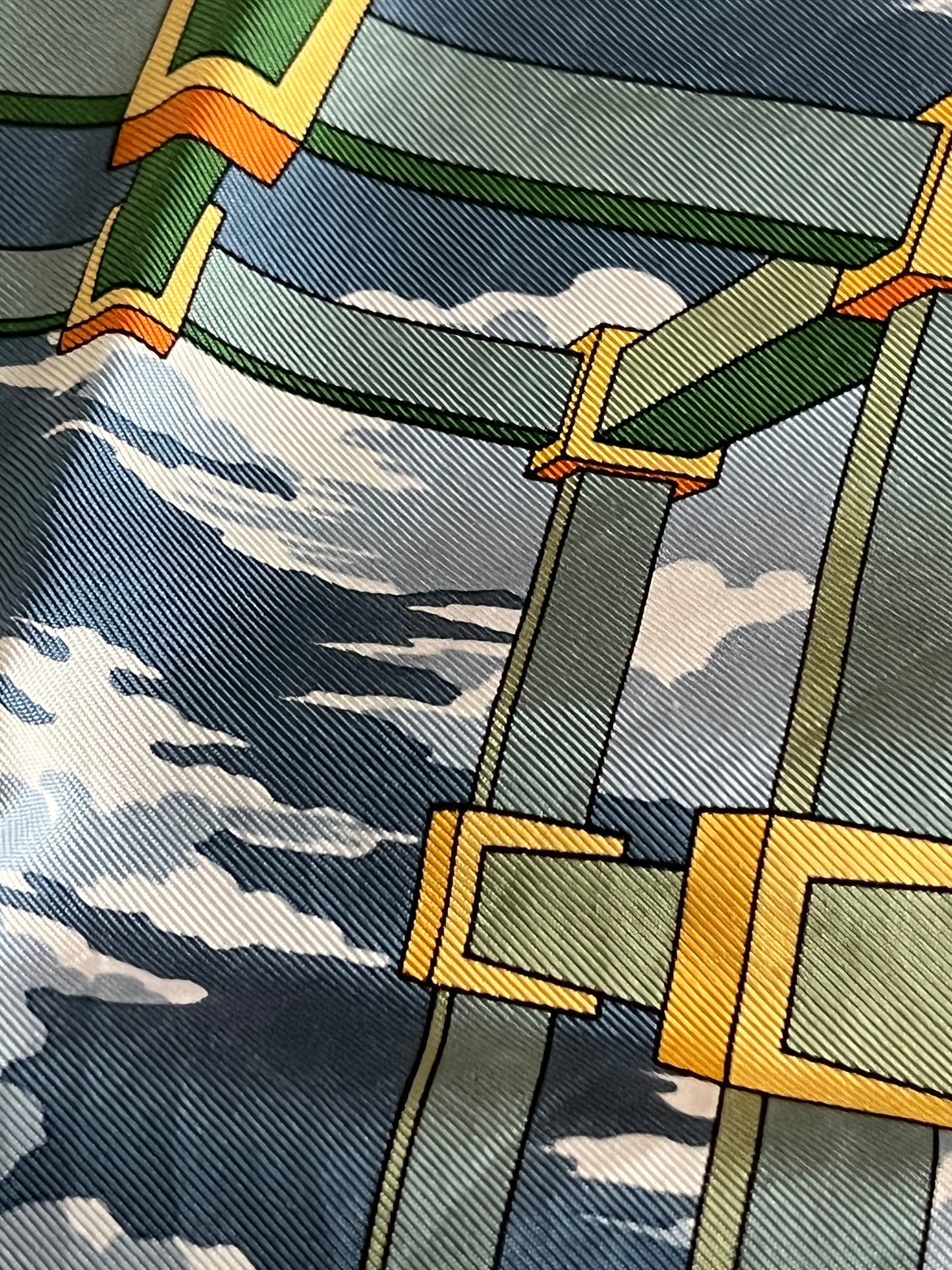 Hermes scarf. Cassandre.