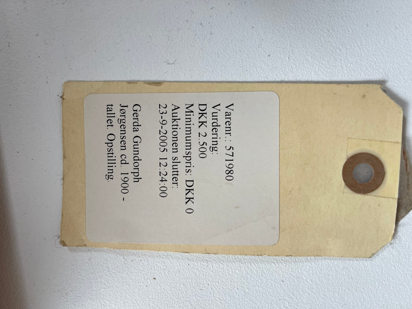 Gerda Gundorph Jørgensen. Painting.