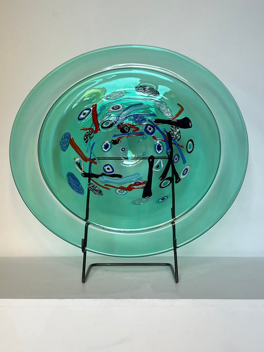 Mille Fiori glass plate