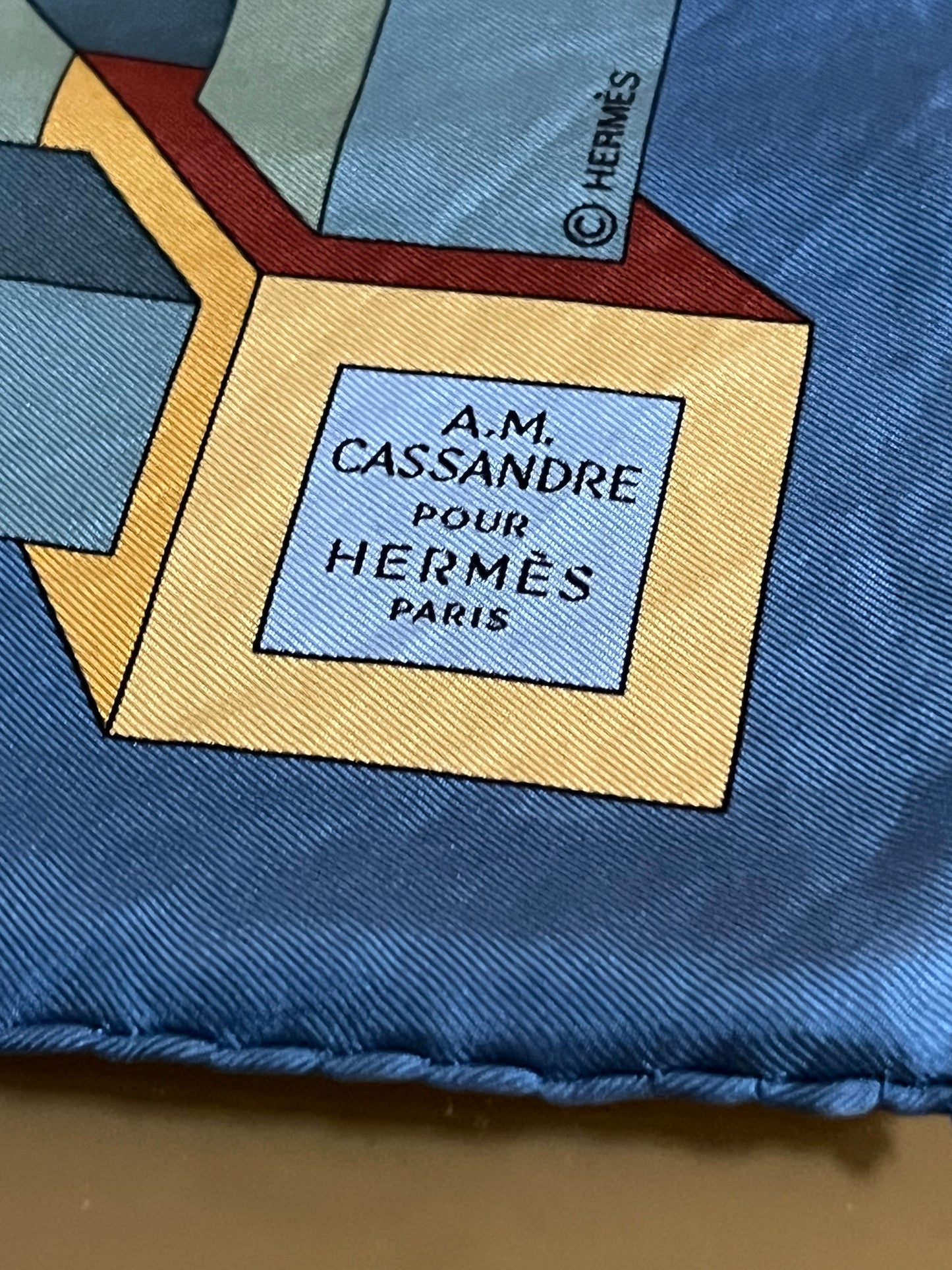 Hermes scarf. Cassandre.