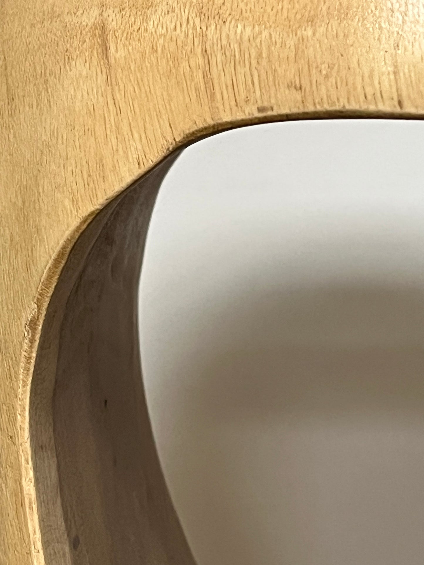 Handmade wooden side table or coffee table.