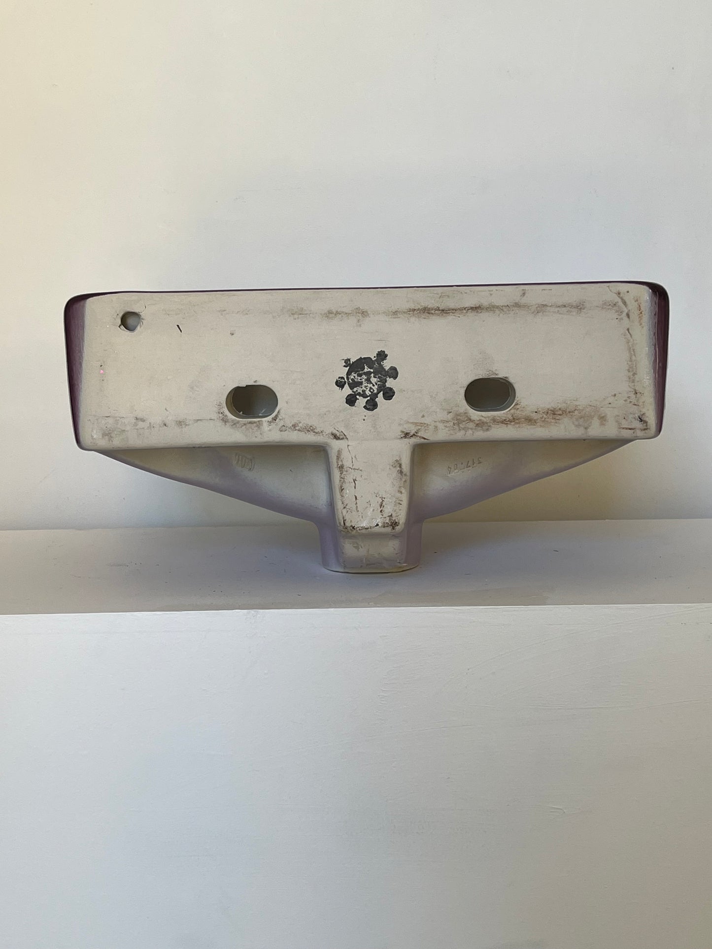 Purple Porcelain sink