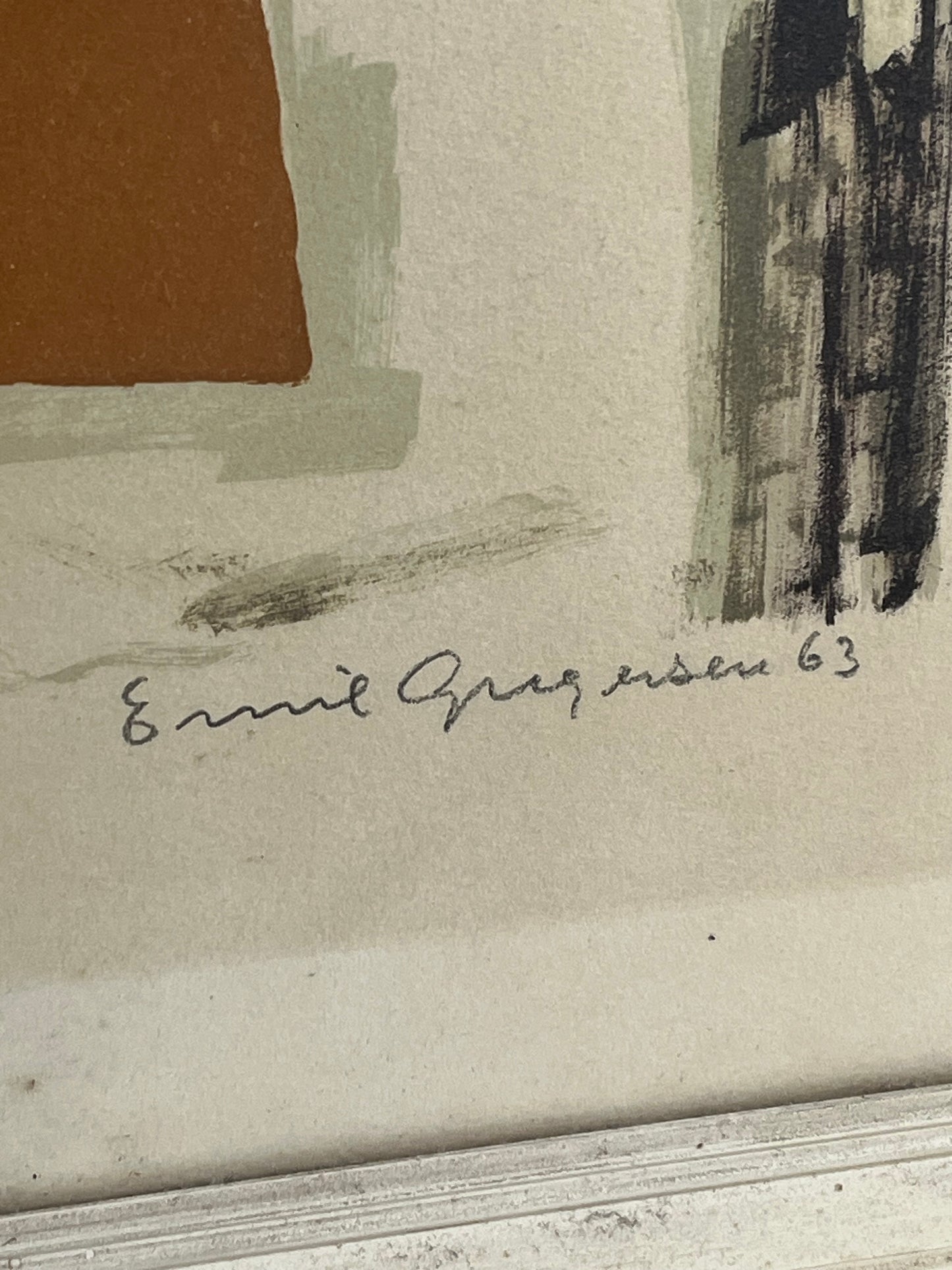 Lithography. Artist unknown. 1963.