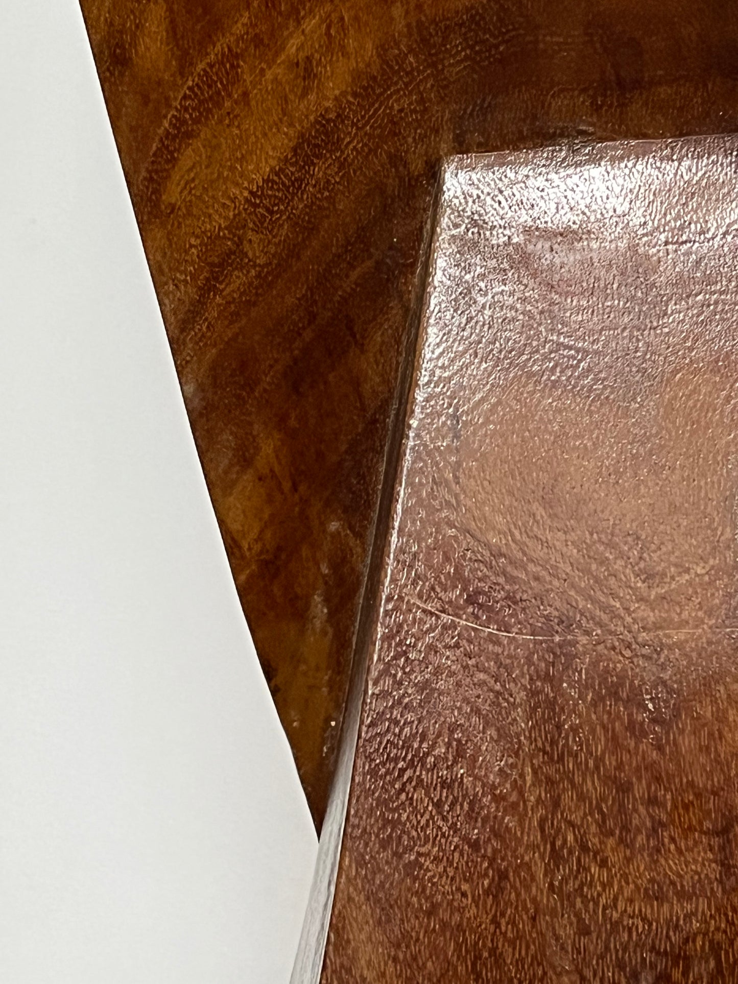 Podium/Sculpture. Tropic teak.