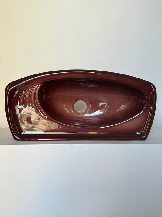 Slim Bordeaux Porcelain sink