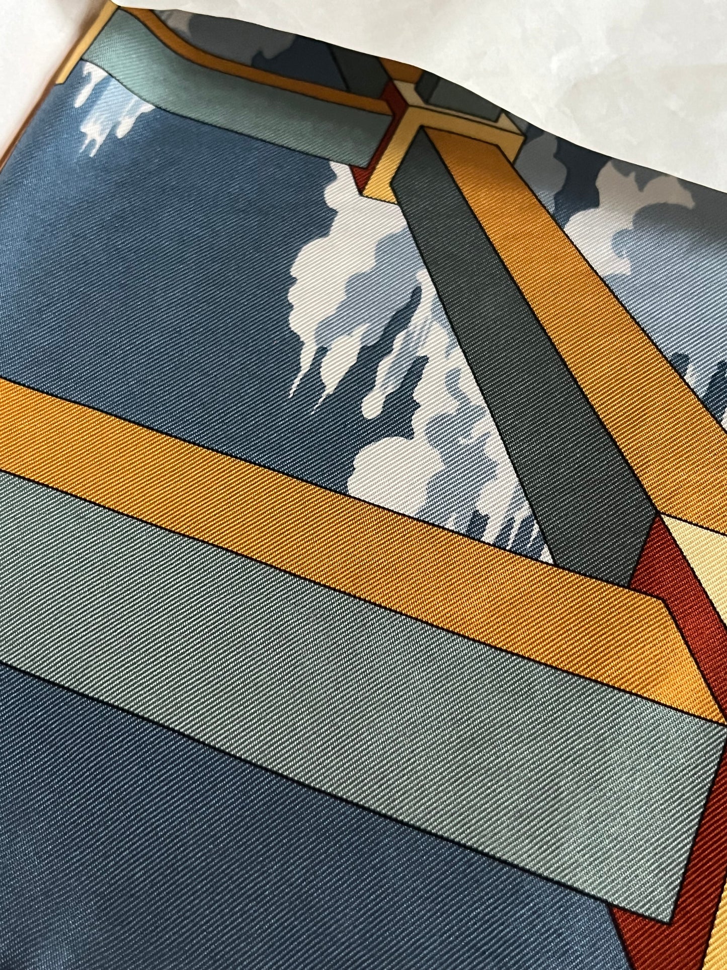 Hermes scarf. Cassandre.