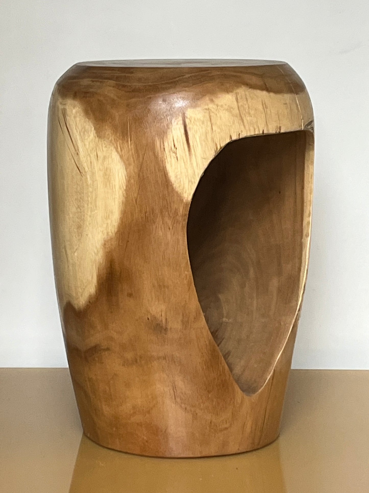 Handmade wooden side table or coffee table.