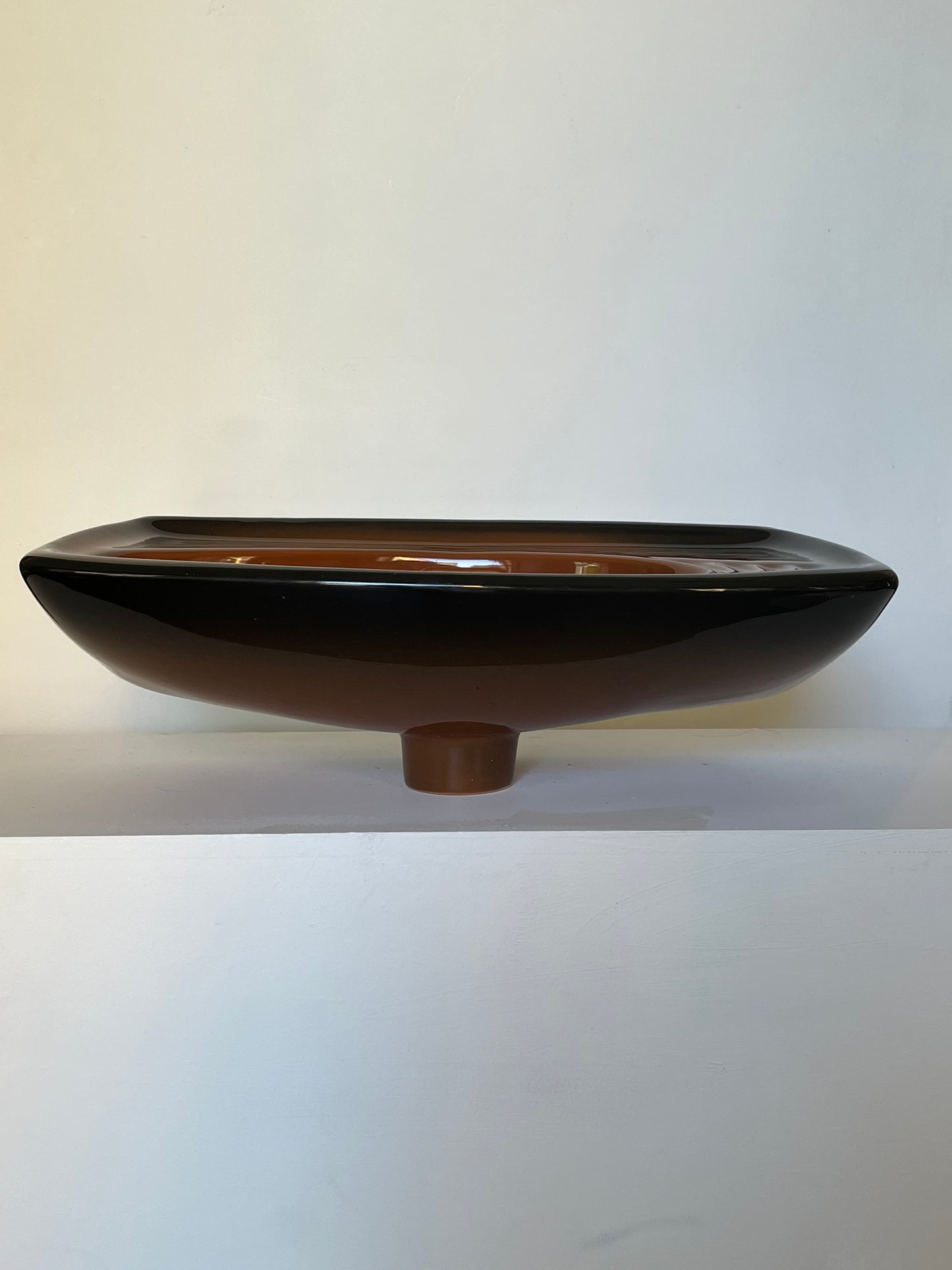 Slim Brown Porcelain sink