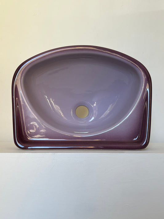 Purple Porcelain sink
